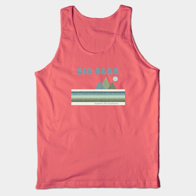 Big Bear Lake Explore the Outdoors Rainbow Tank Top by Morrissey OC